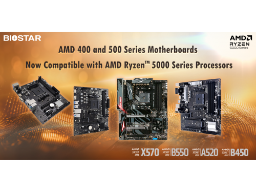 MAIN BIOSTAR AMD 400 VÀ 500 ĐÃ TƯƠNG THÍCH AMD RYZEN 5000 SERIES