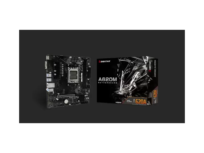 A620MH Aurora – Mainboard AM5 “ngon, bổ, rẻ” từ Biostar, dùng chipset B550 đổi tên